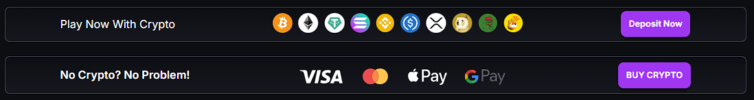 payment methods at chicken road casino